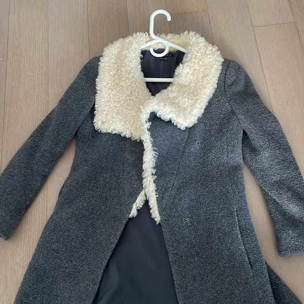 Theory Wool & Cashmere Coat, P, XS - Picture 6 of 7